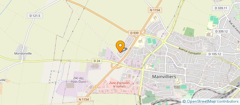 localisation de l'entreprise MONSIEUR MOHAMED BOUTERFASS à MAINVILLIERS