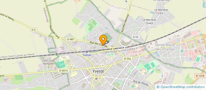 localisation de l'entreprise MONSIEUR MOHAMED BOUTHOURI  YVETOT