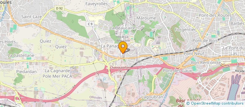 localisation de l'entreprise MONSIEUR MOHAMED BOUTRAH  TOULON