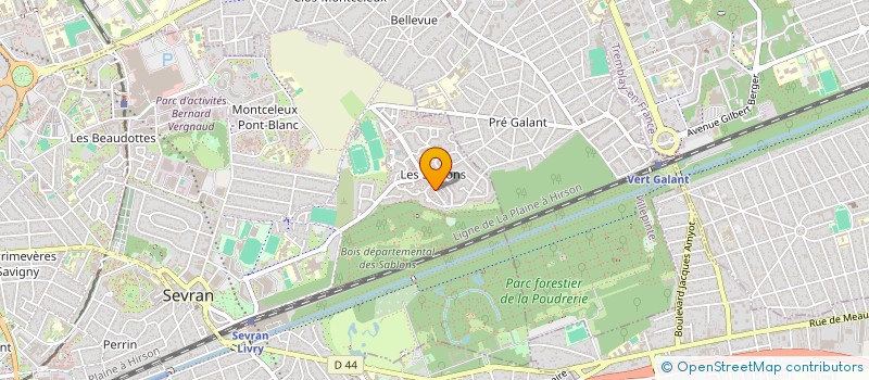 localisation de l'entreprise MONSIEUR MOHAMED BOUTRIG à SEVRAN