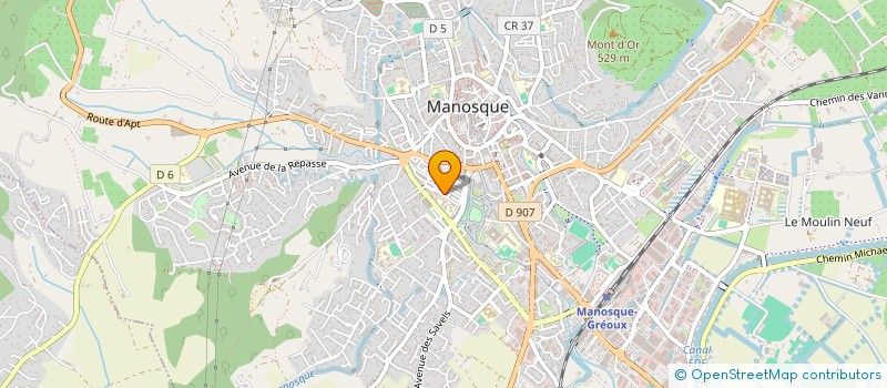 localisation de l'entreprise MONSIEUR MOHAMED BOUYARDAN à MANOSQUE