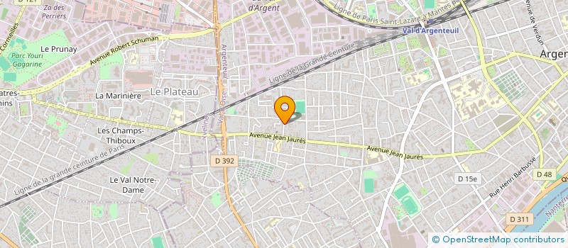localisation de l'entreprise MONSIEUR MOHAMED BOUZALIM à ARGENTEUIL