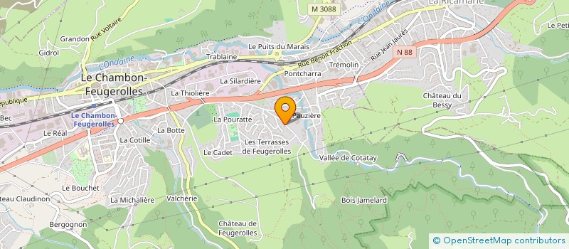 localisation de l'entreprise MONSIEUR MOHAMED BOUZEBIBA à LE CHAMBON-FEUGEROLLES