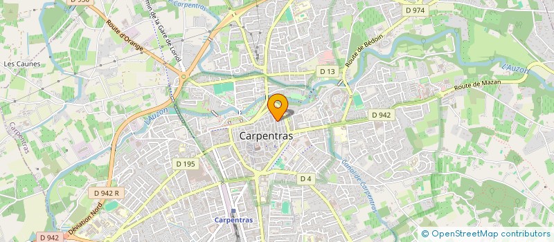 localisation de l'entreprise MONSIEUR MOHAMED BOUZELMAT à CARPENTRAS