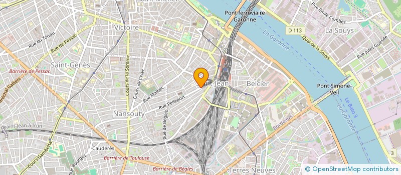 localisation de l'entreprise MONSIEUR MOHAMED BOUZERDA  BORDEAUX