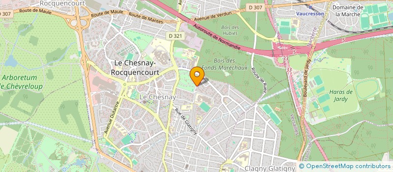 localisation de l'entreprise MONSIEUR MOHAMED BOUZHAR  LE CHESNAY-ROCQUENCOURT