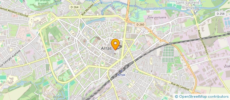 localisation de l'entreprise MONSIEUR MOHAMED BOUZIANE à ARRAS