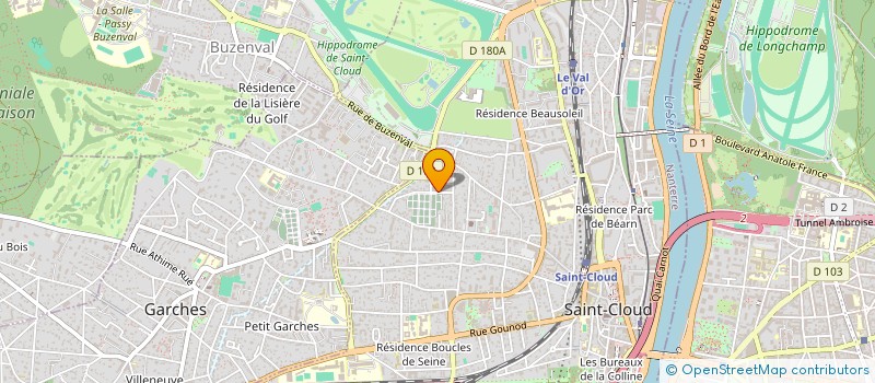 localisation de l'entreprise MONSIEUR MOHAMED BOUZIANE à SAINT-CLOUD