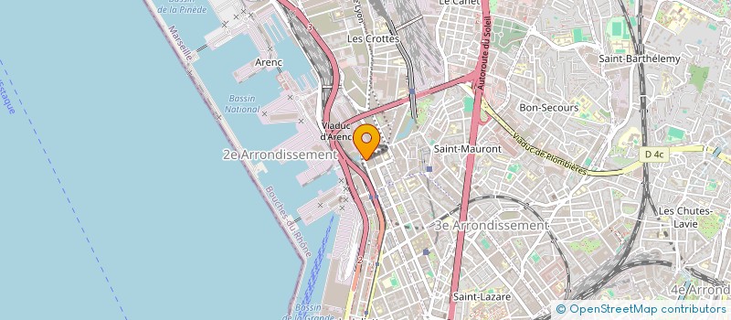 localisation de l'entreprise MONSIEUR MOHAMED-BOUZIANE ARICHI  MARSEILLE