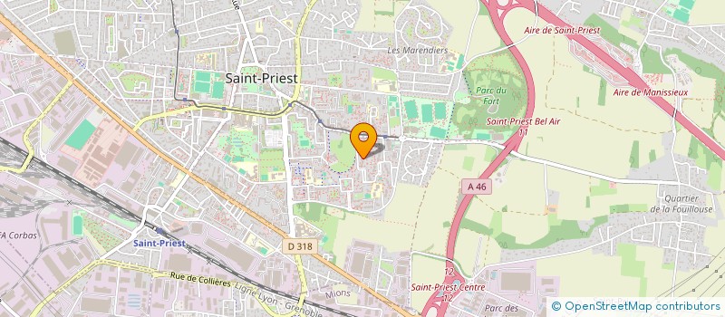 localisation de l'entreprise MONSIEUR MOHAMED BOUZID  SAINT-PRIEST