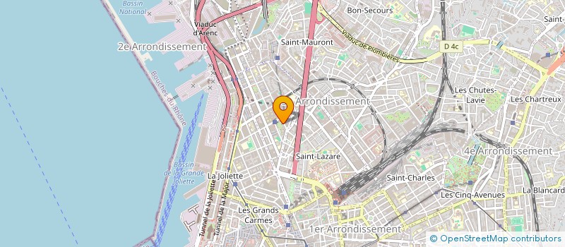 localisation de l'entreprise MONSIEUR MOHAMED BOUZINA à MARSEILLE