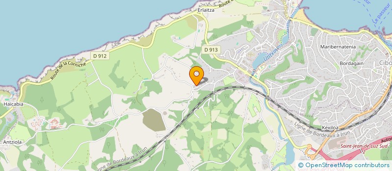 localisation de l'entreprise MONSIEUR MOHAMED BOUZOMITA à URRUGNE