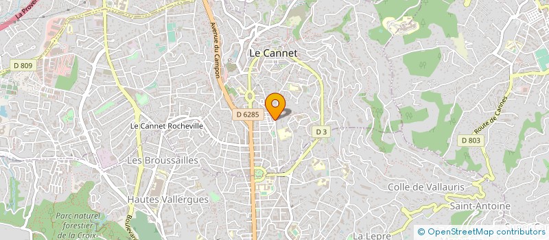 localisation de l'entreprise MONSIEUR MOHAMED BRAHIM à LE CANNET