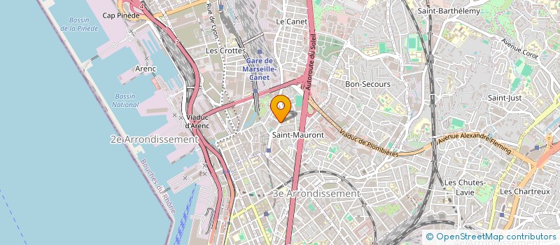 localisation de l'entreprise MONSIEUR MOHAMED BRAHIM à MARSEILLE