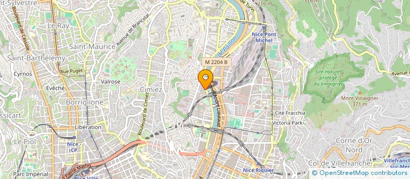 localisation de l'entreprise MONSIEUR MOHAMED-BRAHIM BEN ABDELJELIL à NICE