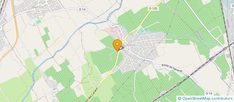 localisation de l'entreprise MONSIEUR MOHAMED BRIDI  BERNIS