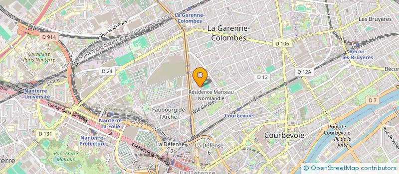 localisation de l'entreprise MONSIEUR MOHAMED BRIOUEL à COURBEVOIE