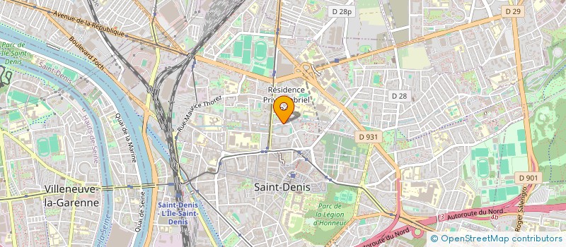 localisation de l'entreprise MONSIEUR MOHAMED CAMARA à SAINT-DENIS