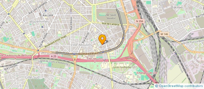 localisation de l'entreprise MONSIEUR MOHAMED CAMARA à LILLE