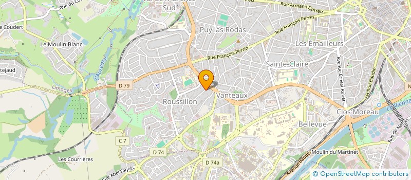 localisation de l'entreprise MONSIEUR MOHAMED CAMARA à LIMOGES