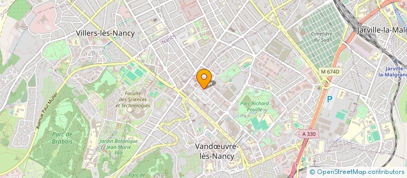 localisation de l'entreprise MONSIEUR MOHAMED CHAALAL  VANDUVRE-LES-NANCY