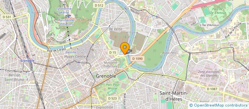 localisation de l'entreprise MONSIEUR MOHAMED CHAALANE  GRENOBLE