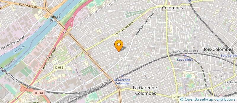 localisation de l'entreprise MONSIEUR MOHAMED CHABANI  COLOMBES