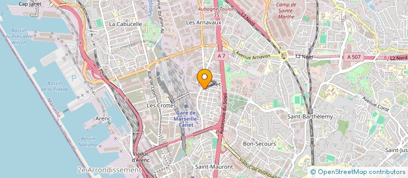 localisation de l'entreprise MONSIEUR MOHAMED CHABBI à MARSEILLE