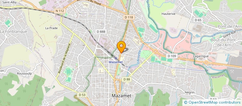 localisation de l'entreprise MONSIEUR MOHAMED CHACHIMOHAMED à MAZAMET