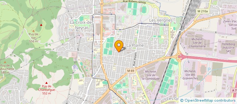 localisation de l'entreprise MONSIEUR MOHAMED CHAFFA  CLERMONT-FERRAND