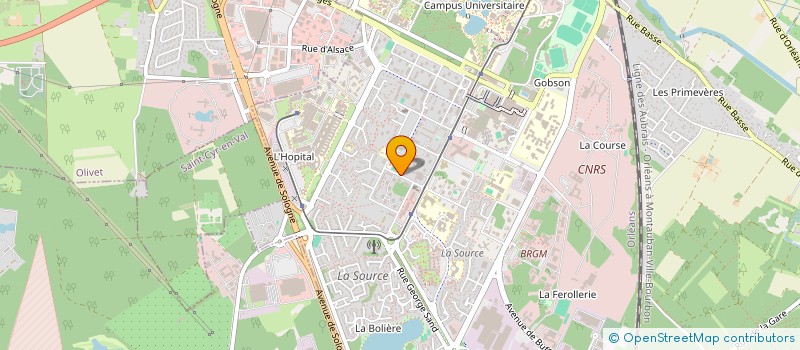 localisation de l'entreprise MONSIEUR MOHAMED CHAHBARI à ORLEANS