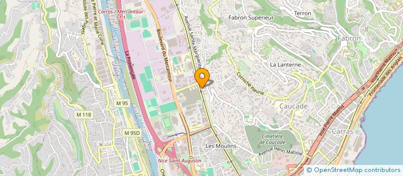 localisation de l'entreprise MONSIEUR MOHAMED CHAHIRI à NICE