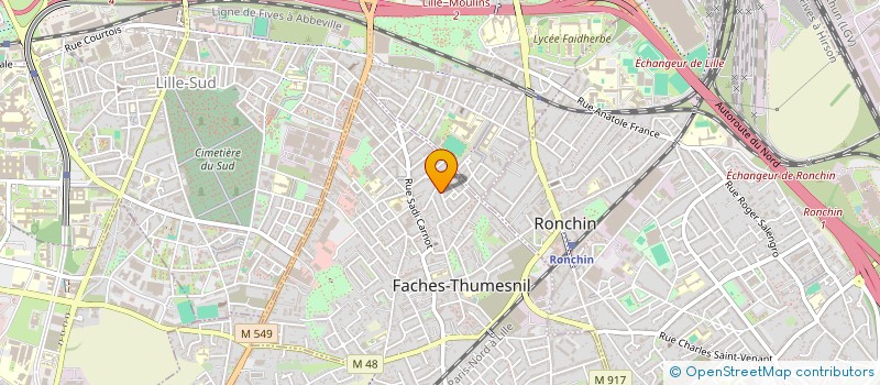 localisation de l'entreprise MONSIEUR MOHAMED CHAILLANI à FACHES-THUMESNIL