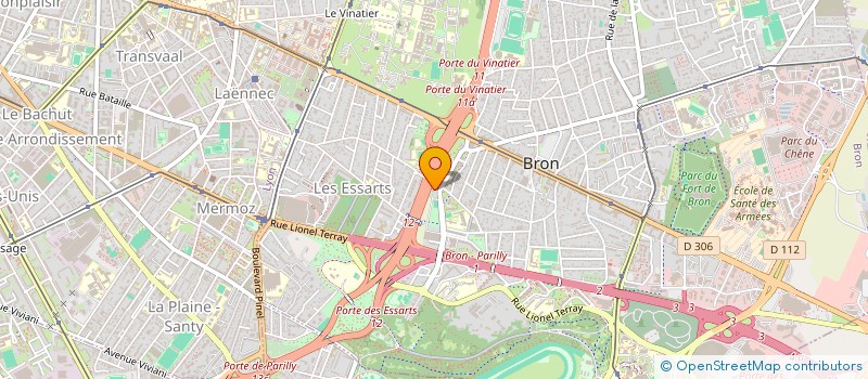 localisation de l'entreprise MONSIEUR MOHAMED CHAKHAB  BRON