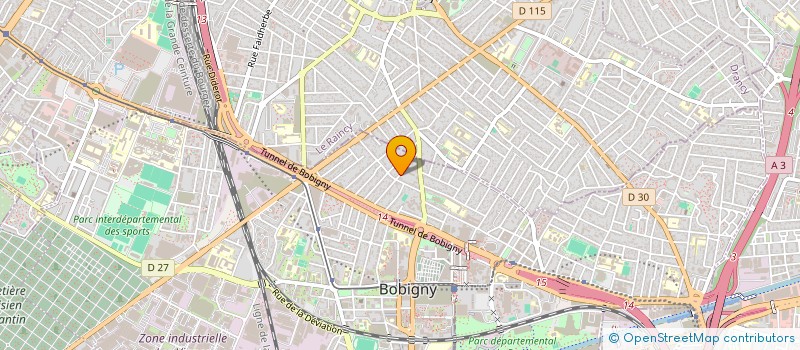 localisation de l'entreprise MONSIEUR MOHAMED CHAKIB CHIKHAOUI  BOBIGNY