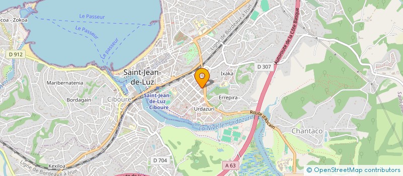 localisation de l'entreprise MONSIEUR MOHAMED CHAKIR à SAINT-JEAN-DE-LUZ