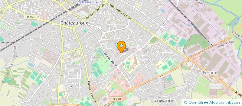 localisation de l'entreprise MONSIEUR MOHAMED CHAKIR à CHATEAUROUX