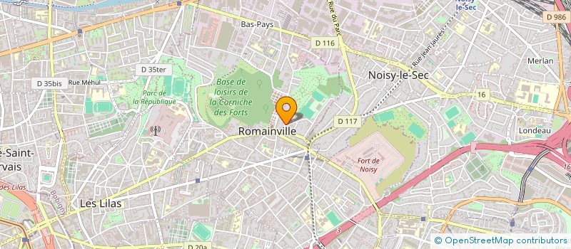 localisation de l'entreprise MONSIEUR MOHAMED CHALAL à ROMAINVILLE