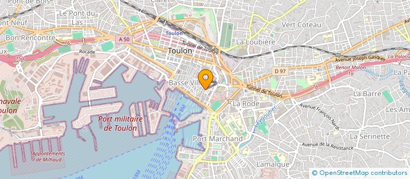 localisation de l'entreprise MONSIEUR MOHAMED CHALBI  TOULON