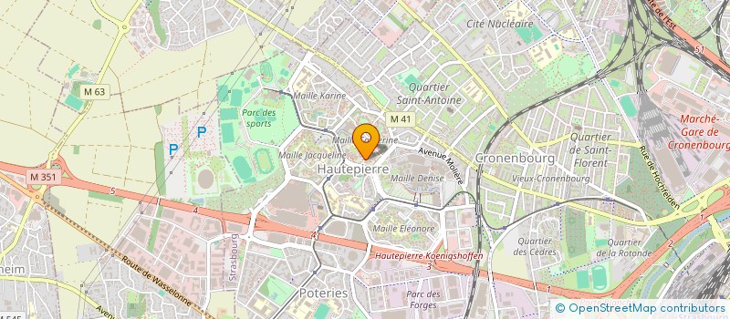 localisation de l'entreprise MONSIEUR MOHAMED CHANI à STRASBOURG