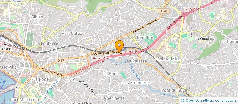 localisation de l'entreprise MONSIEUR MOHAMED CHAOUCH  TOULON