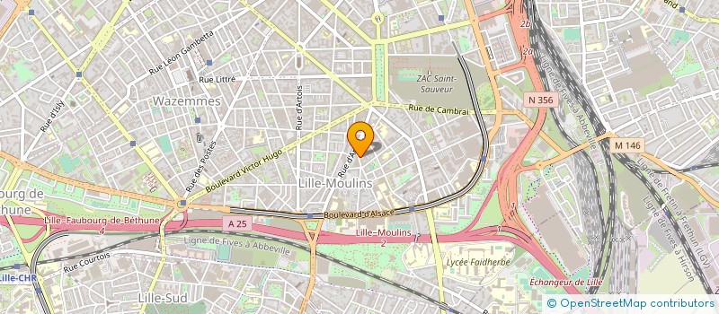localisation de l'entreprise MONSIEUR MOHAMED CHAOUCH à LILLE