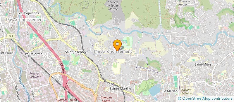 localisation de l'entreprise MONSIEUR MOHAMED CHAOUI  MARSEILLE 14EME