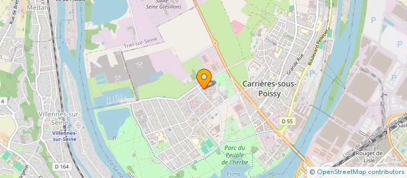 localisation de l'entreprise MONSIEUR MOHAMED CHAOUI  CARRIERES-SOUS-POISSY