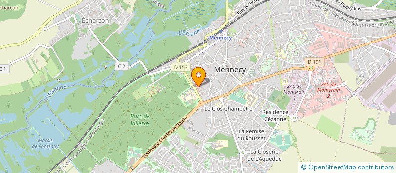 localisation de l'entreprise MONSIEUR MOHAMED CHARTI à MENNECY