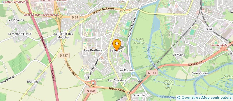 localisation de l'entreprise MONSIEUR MOHAMED CHATTAOU  SAINTES