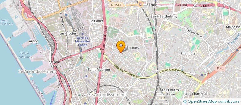 localisation de l'entreprise MONSIEUR MOHAMED CHEBIRA à MARSEILLE