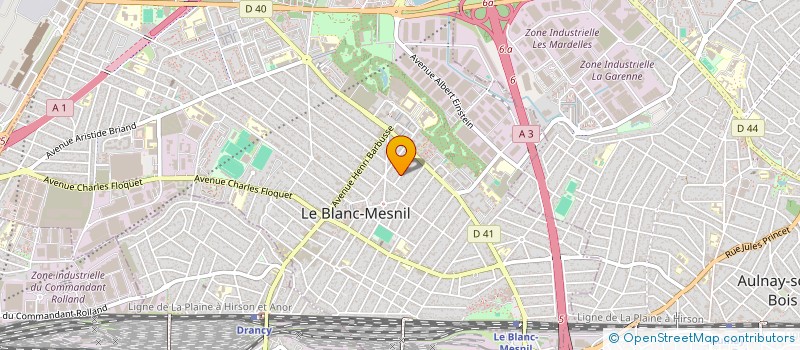 localisation de l'entreprise MONSIEUR MOHAMED CHEGRANI  LE BLANC-MESNIL