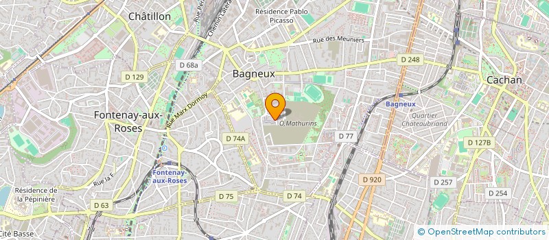 localisation de l'entreprise MONSIEUR MOHAMED CHEIKH à BAGNEUX