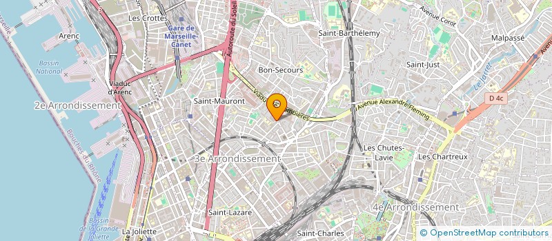 localisation de l'entreprise MONSIEUR MOHAMED CHEKLAT à MARSEILLE